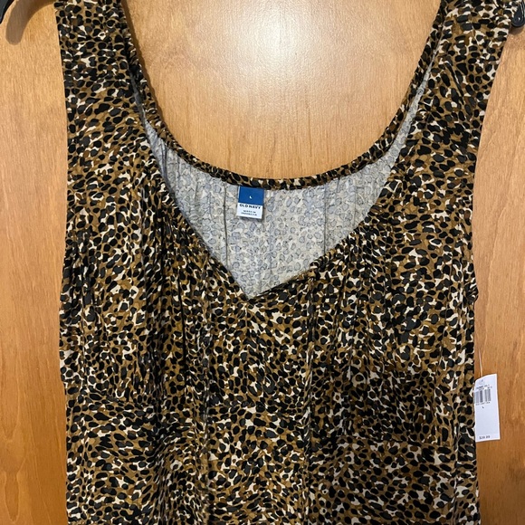 NWT.  Old Navy Summer Midi dress. Cute print, jersey material, stretchy. - Picture 3 of 4